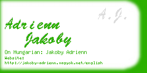 adrienn jakoby business card